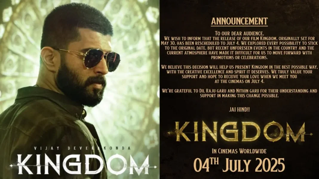Vijay Deverakonda’s Kingdom Release Postponed to July 4 Amid India-Pakistan Tensions