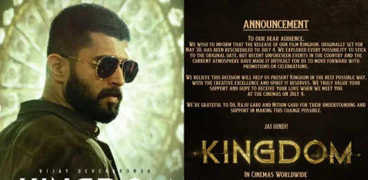 Vijay Deverakonda’s Kingdom Release Postponed to July 4 Amid India-Pakistan Tensions