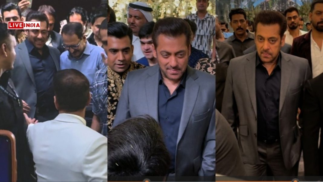 Salman Khan Attends Friend’s Mumbai Wedding Amid Tight Security; Sohail Khan, Nirvaan Join