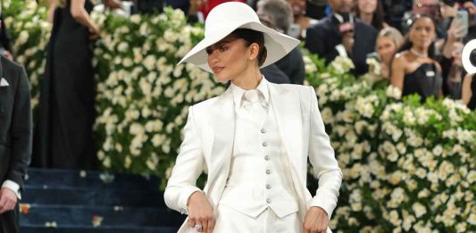 Zendaya Turns Heads at Met Gala 2025 in All-White Look, Shows Off Engagement Ring