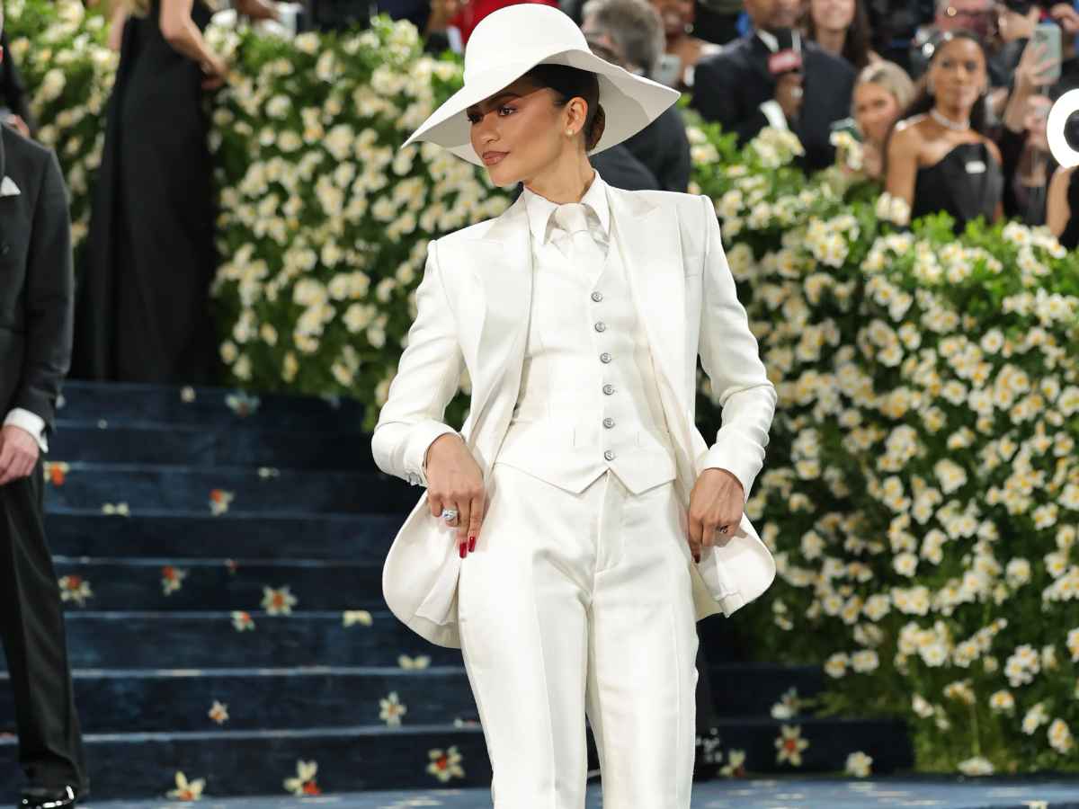 Zendaya Turns Heads at Met Gala 2025 in All-White Look, Shows Off Engagement Ring