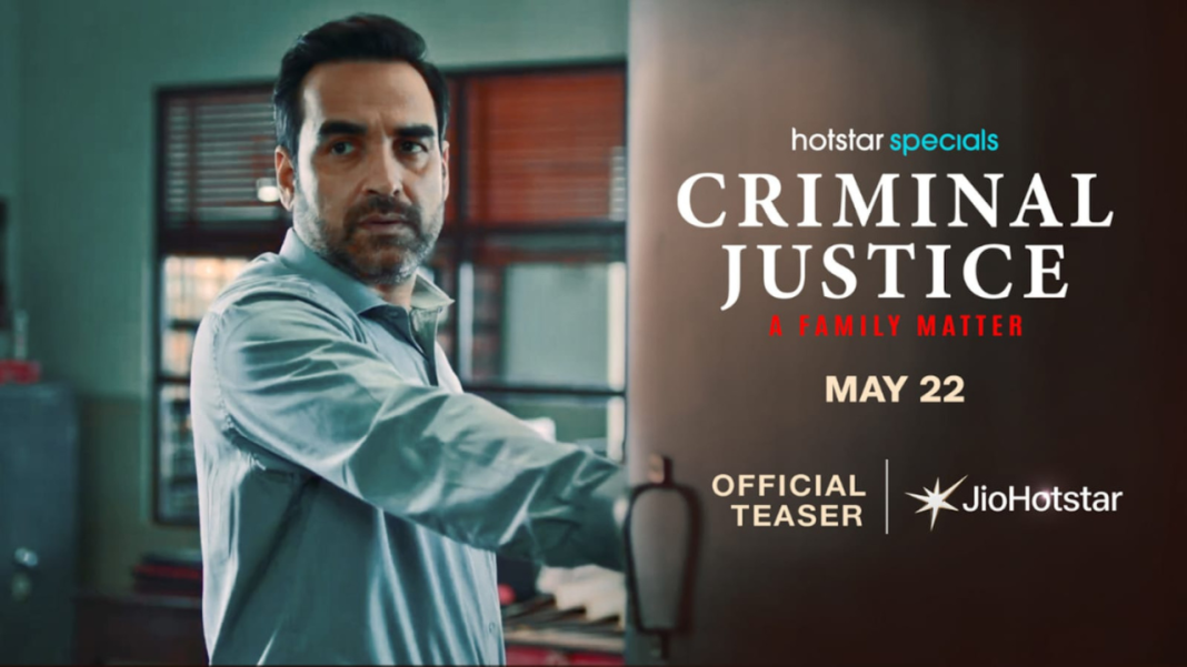 Pankaj Tripathi Returns as Madhav Mishra in ‘Criminal Justice’ Season 4, Premiering May 29 on JioHotstar