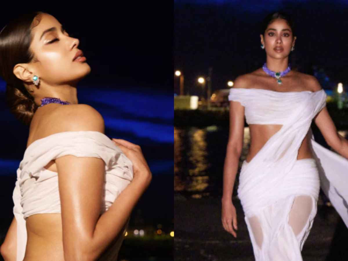 Janhvi Kapoor Sizzles in Sheer White Saree at Cannes 2025, Beau Shikhar Pahariya Reacts