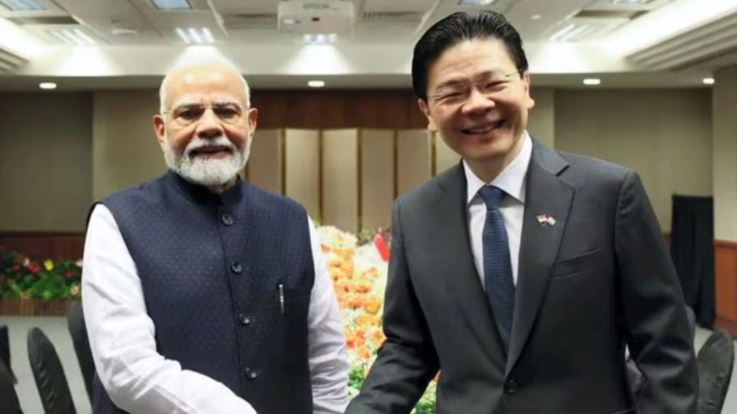 PM Modi Congratulates Singapore’s PM Lawrence Wong on Resounding Election Win, Reaffirms Strategic Ties