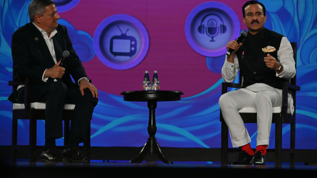 Saif Ali Khan Hails Streaming Platforms as Game-Changer for Indian Actors at WAVES 2025