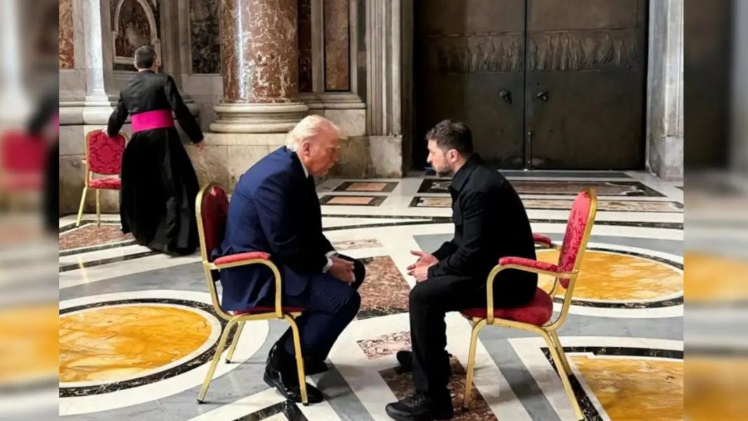 Zelenskiy and Trump Discuss Air Defense, Sanctions, and 30-Day Ceasefire in Landmark Vatican Meeting