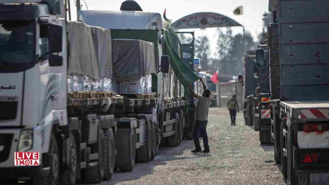 Thousands of aid Trucks Blocked as Israeli Assault Intensifies in Gaza; Death Toll Surges Past 61,000