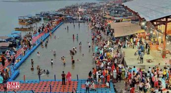 Devotees Flock to Haridwar for Holy Dip in Ganga on Vaishakh Purnima 2025