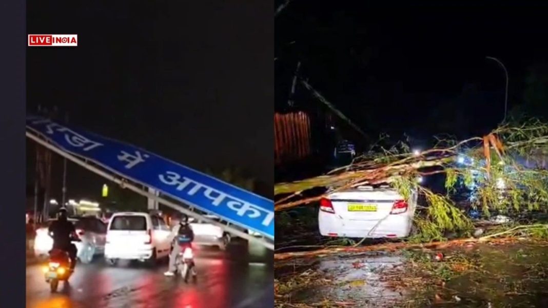 Delhi Storm Disrupts Life: Power Cuts, Traffic Jams, Emergency in Indigo Aircraft Midair-Watch