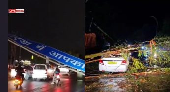 Delhi Storm Disrupts Life: Power Cuts, Traffic Jams, Emergency in Indigo Aircraft Midair-Watch