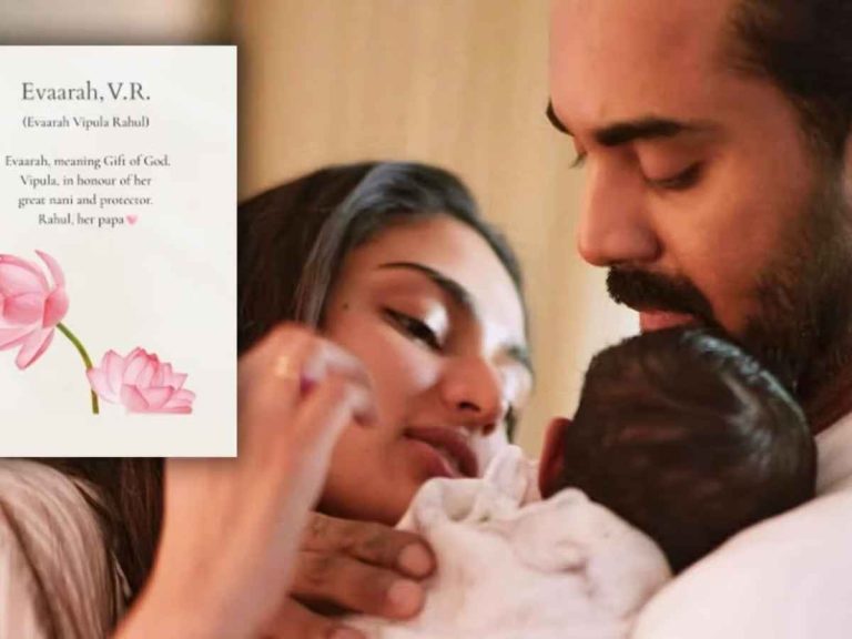 KL Rahul Shares Story Behind Daughter Evaarah’s Name, Says "I Loved It Instantly, Took Time.."