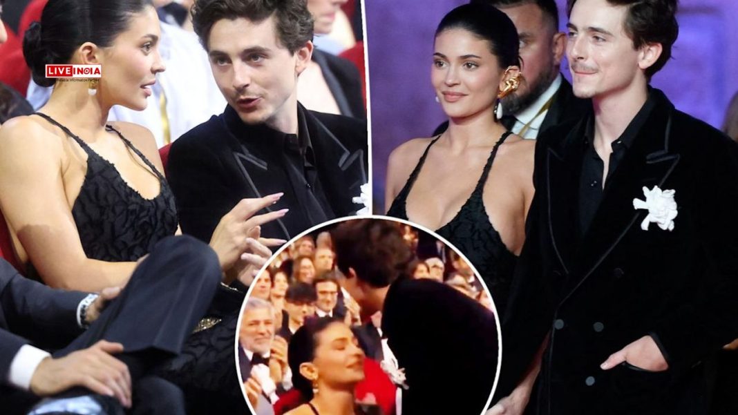 Kylie Jenner Left Hanging After Awkward PDA Moment With Timothée Chalamet at Italian Awards Show-Watch