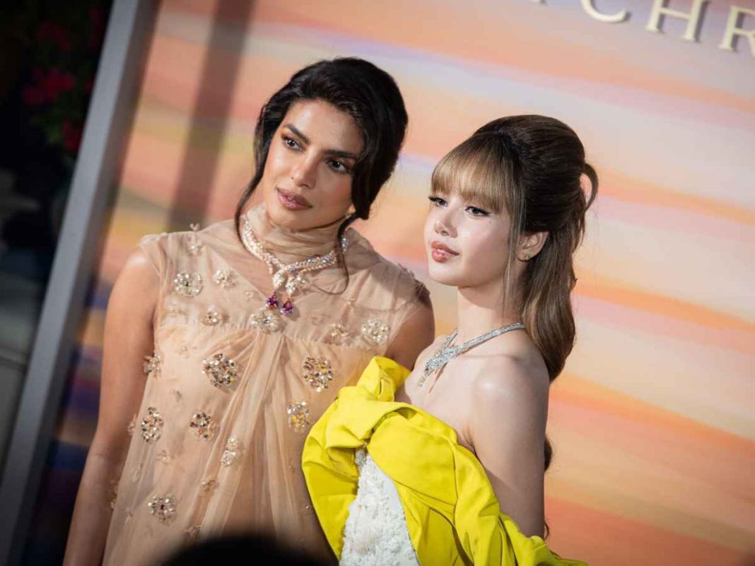 Priyanka Chopra and BLACKPINK’s Lisa Share Adorable Moment at Star-Studded Bvlgari Event