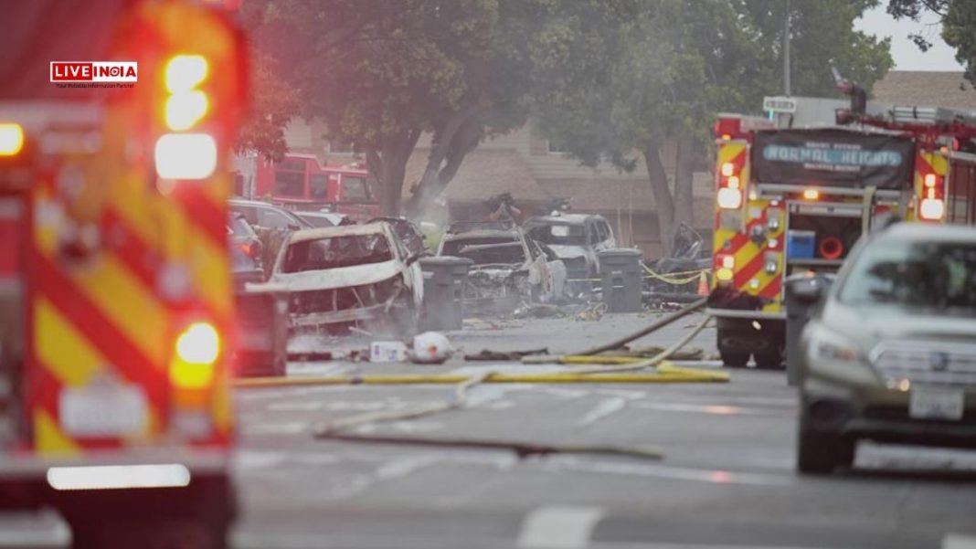 Plane Crashes in San Diego: Sparks Massive Fire, Destroys 15 Homes