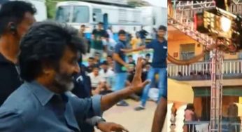 The Mass is Back! Rajinikanth Greeted with Roaring Cheers on Coolie Sets: Watch