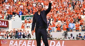 Nadal Bids Farewell at Roland Garros, Celebrated by Federer, Djokovic, and Murray