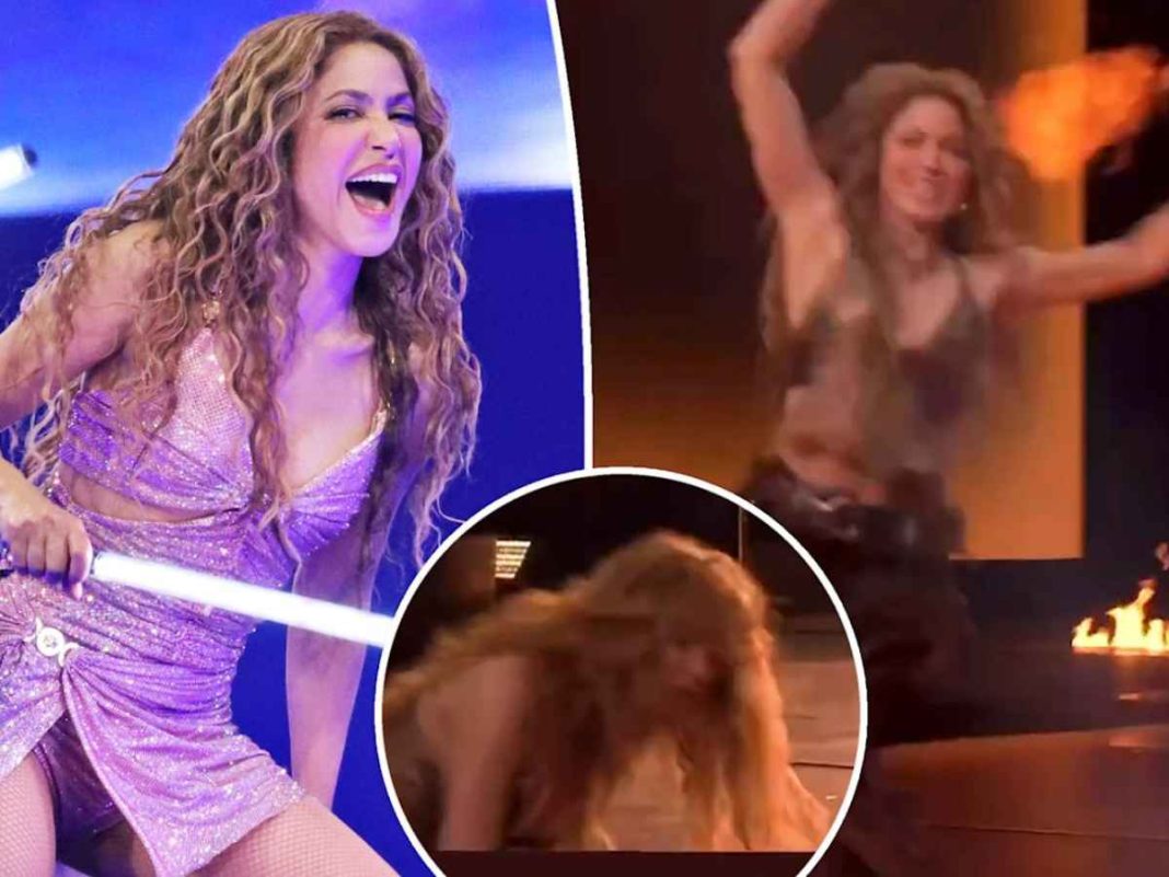 Shakira Slips on Stage But Keeps Dancing, Fans Say She's 