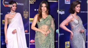 Ananya Panday Stuns in Saree at Zee Cine Awards, Outshines Gen-Z Peers Rasha and Shanaya