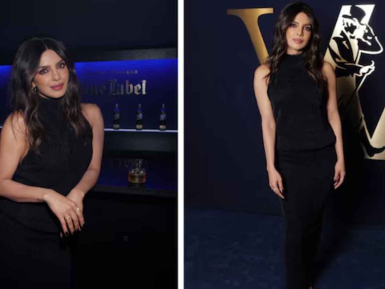 Priyanka Chopra Dazzles in Black Gown at Pre-Met Gala 2025 Event