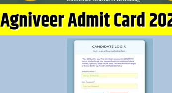 Update :Indian Army Agniveer GD Admit Card 2025-Download Hall Tickets