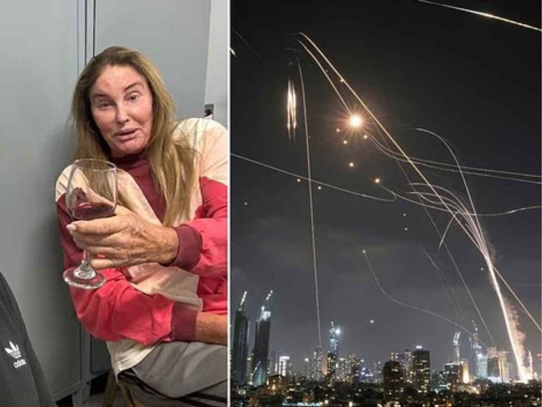 Caitlyn Jenner Trapped in Tel Aviv Amid Iran Strikes, Sips Wine in Bomb Shelter
