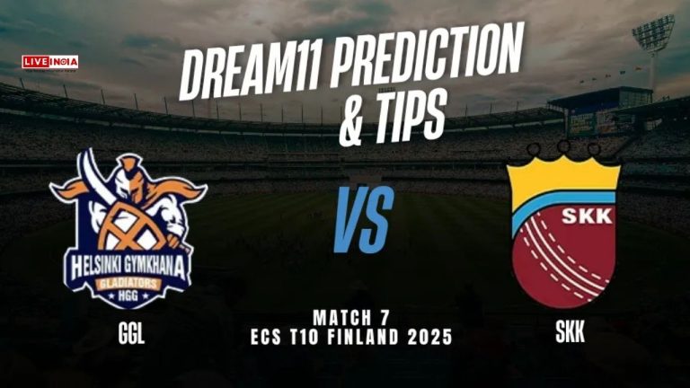 GGL vs SKK Dream11 Prediction: Who Will Break the Losing Streak in ECS T10 Finland Match 7?