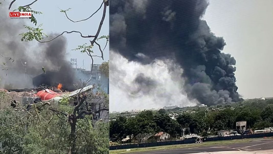 Air India Ahmedabad-London Flight Crashes After Takeoff: 242 Onboard, Emergency Rescue Underway