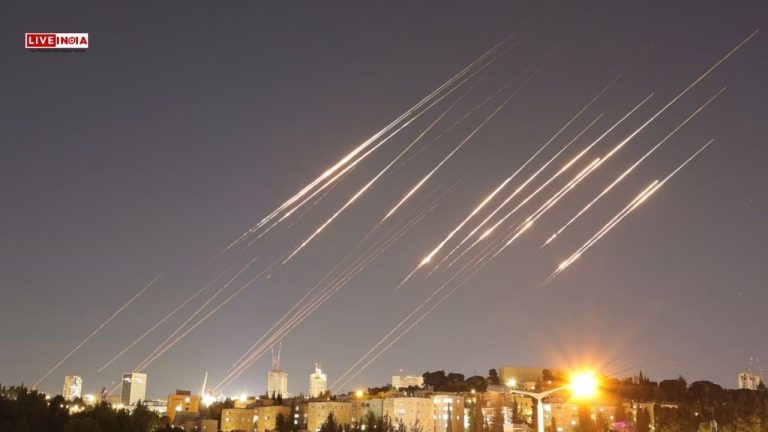 Israel-Iran Conflict Escalates: Tehran’s Missile Barrage Met With Israeli Strikes on Fuel Depots