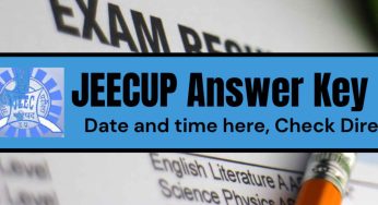 JEECUP Answer Key 2025 To Be Released Today