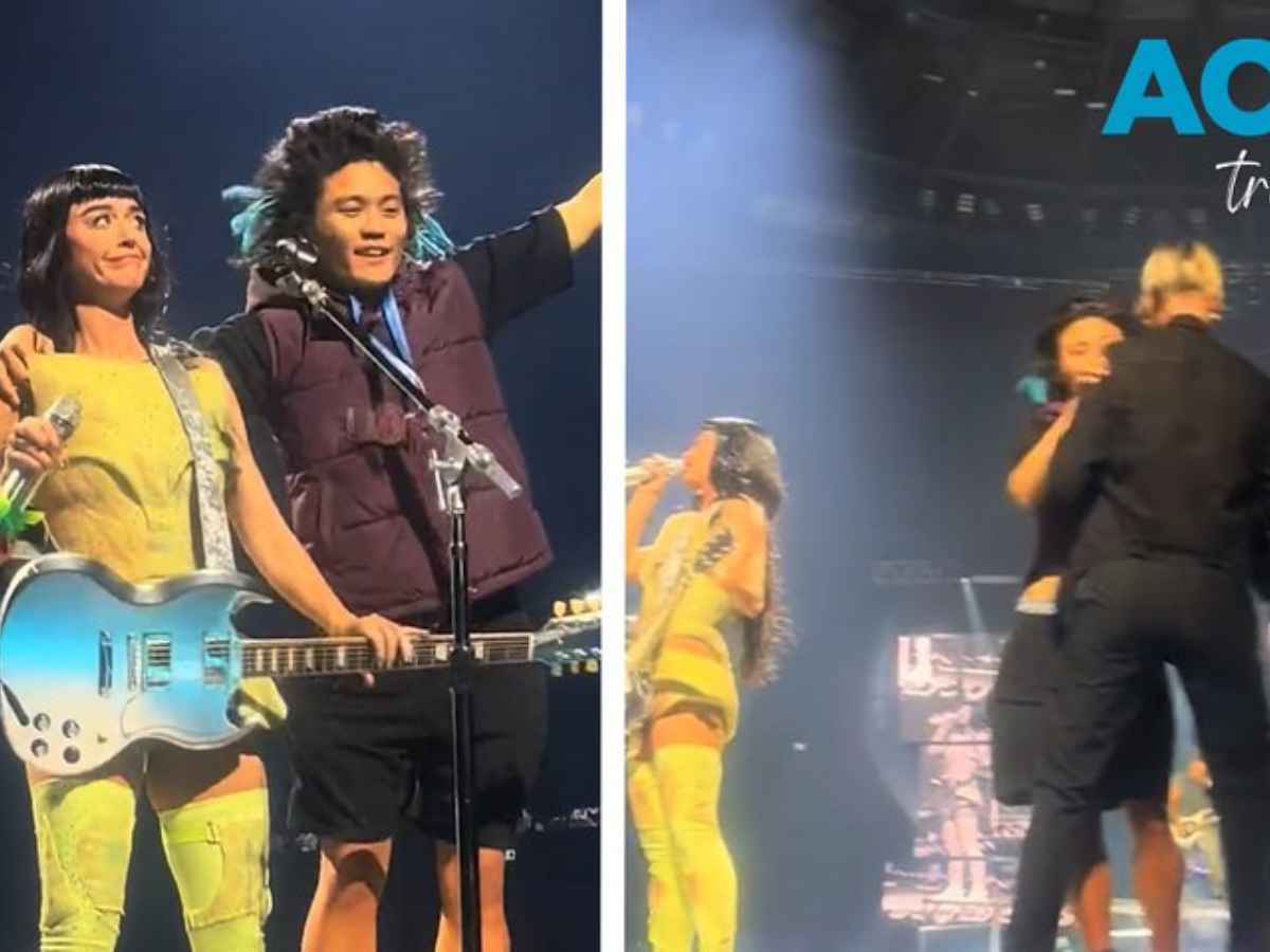 Katy Perry Fan Jumps On Stage, Grabs Her During LIVE Show In Sydney | Watch