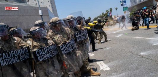 Tear Gas, Clashes in Los Angeles as Trump Deploys National Guard Over Immigration Raids