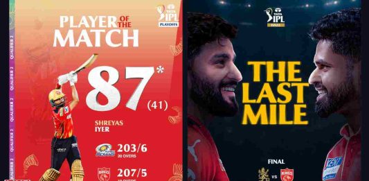 Shreyas Iyer’s Heroics Propel Punjab Kings to Second IPL Final, End 11-Year Drought