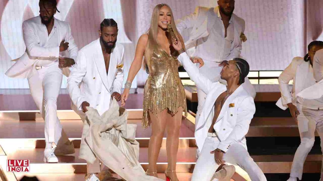 Mariah Carey Stuns in Gold at 2025 BET Awards, Teases New Era with 'Type Dangerous'