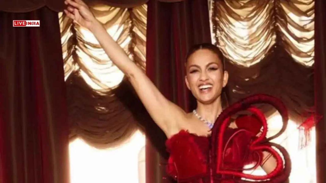 Natasha Poonawalla Dazzles In Red Avant-Garde Mini Dress At Jeff Bezos & Lauren Sanchez’s Venetian Wedding