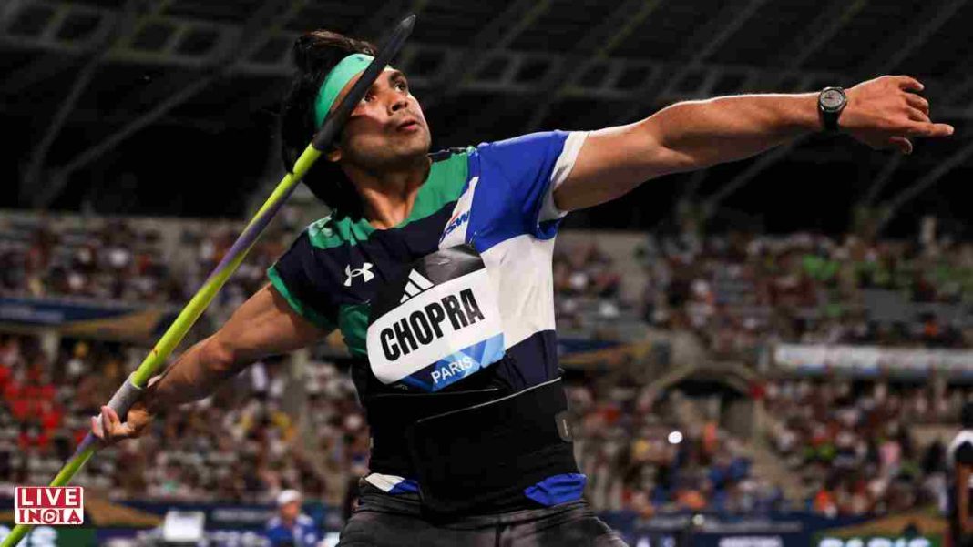 Neeraj Chopra Dominates Paris Diamond League With Power-Packed First Throw of 88.16m