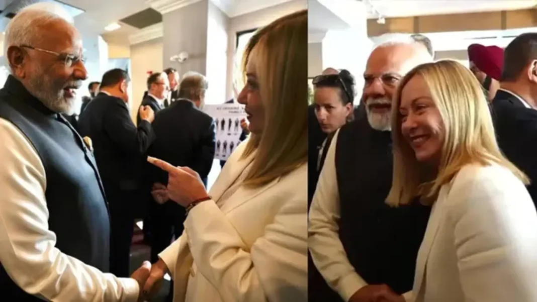 PM Modi Meets Italy’s Giorgia Meloni At G7, Video Goes Viral