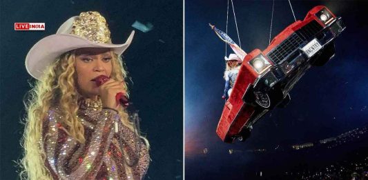 Beyoncé Gets Stuck Midair in Flying Car During Houston ‘Cowboy Carter’ Show