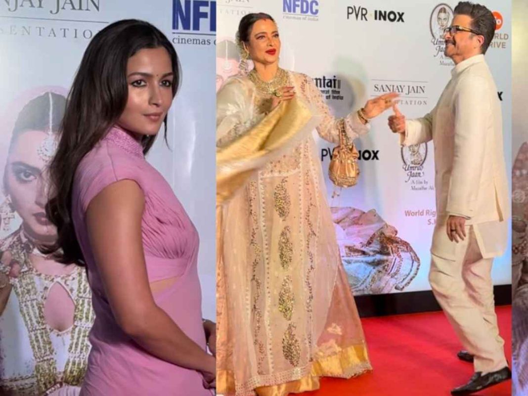 Rekha, Alia, Tabu And Other Stars Grace Umrao Jaan Screening