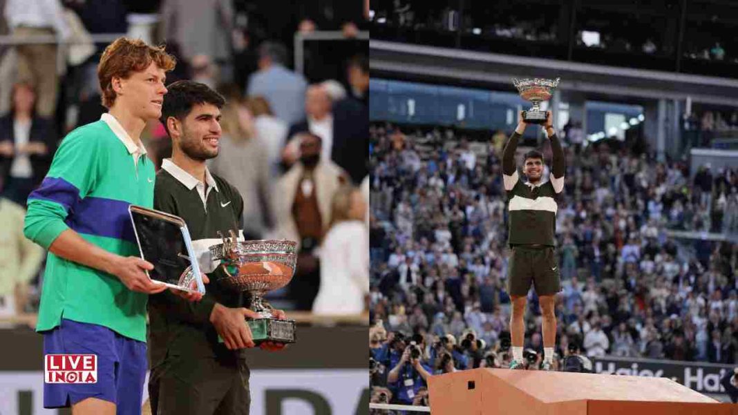 Carlos Alcaraz Stuns Jannik Sinner in Epic French Open Final to Defend Title