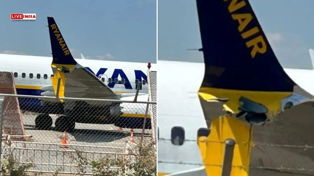 Ryanair Flight from London Crashes Into Fence After Landing in Greece