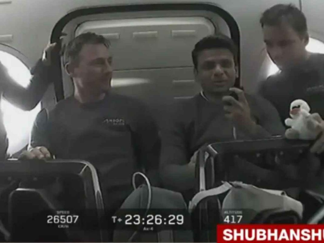 Namaskar from Space’: Astronaut Shubhanshu Shukla Sends Heartfelt Message En Route to ISS on Axiom‑4