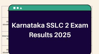 Karnataka SSLC 2 Result 2025 Live: Class 10 supplementary results declared