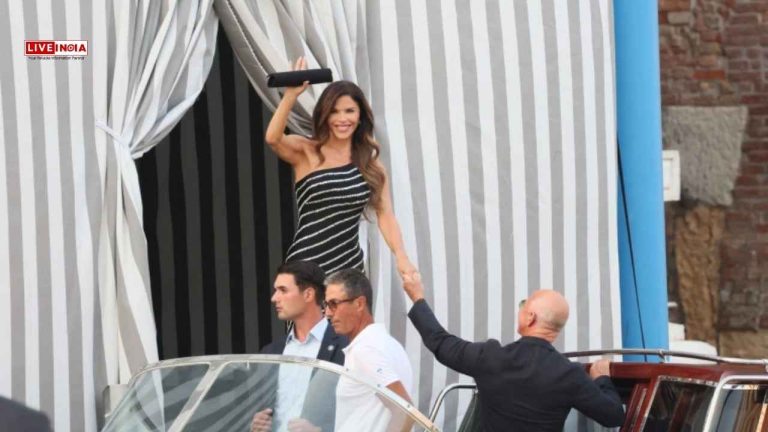 Lauren Sanchez Carries Indian Quiet Luxury Brand Ahizoka to Her Wedding With Jeff Bezos in Venice