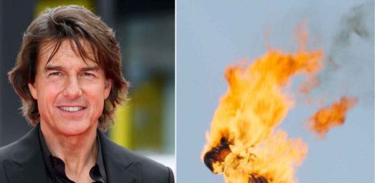 Tom Cruise Shatters Guinness World Record with Insane Burning Parachute Stunt! Watch