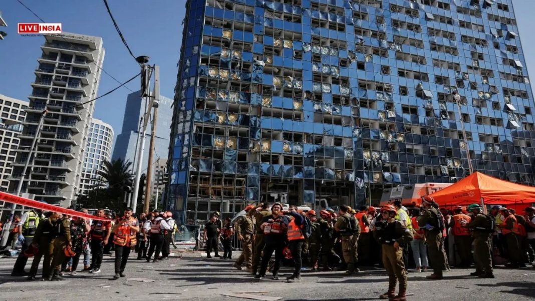 Iran Strikes Tel Aviv Stock Exchange and Israeli Hospital: Videos