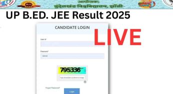 UP BEd Result 2025 Out LIVE