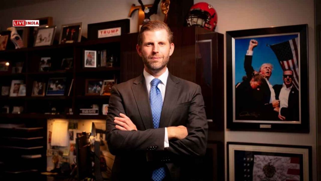 Eric Trump Hints at White House Run After Donald Trump's Term Ends