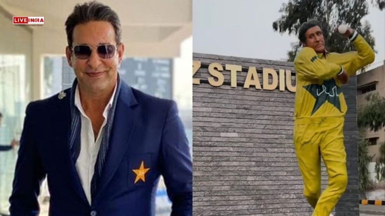 Wasim Akram’s Lifesize Statue Unveiled in Pakistan— But Sparks Meme Fest: Here's Why