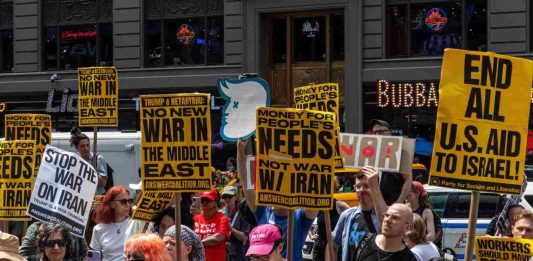 Anti-War Protests Erupt in New York Over US Strikes on Iran’s Nuclear Sites