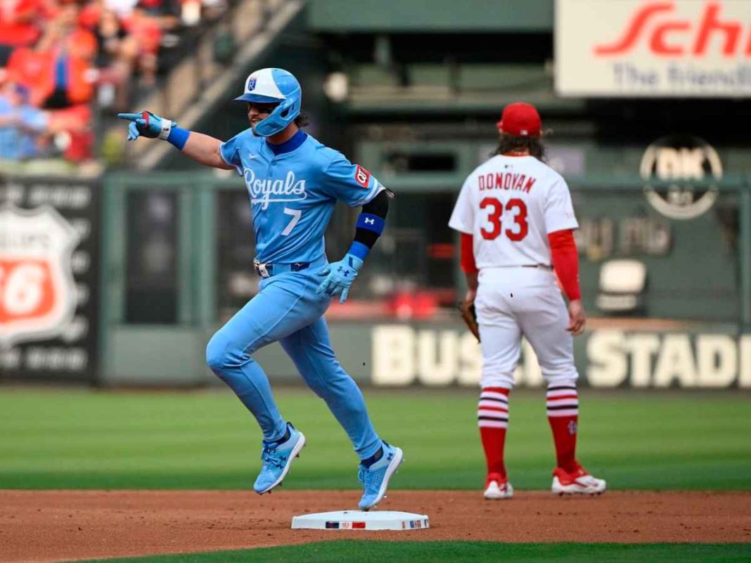 Six-Run Blitz Lifts Royals Over Cardinals in Caglianone’s First MLB Game